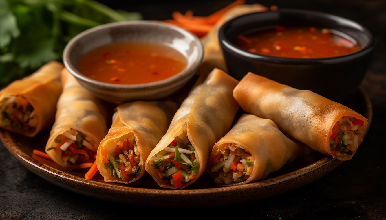 Spring Rolls (Indian-Chinese Style)